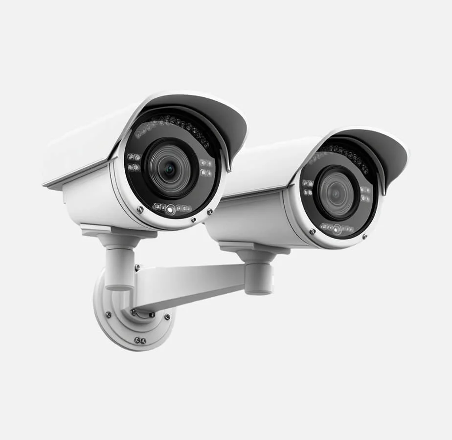 Dual lens robotic security camera
